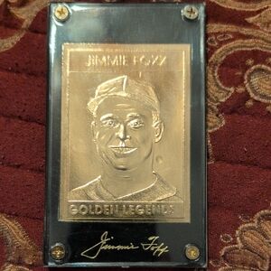 Jimmie Foxx Golden Legends Plaque